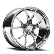E5 Daytona Chrome Form Forged Corvette wheel - face view
