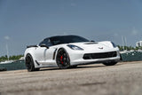 E5 Daytona Form Forged wheels - on a C7 Corvette