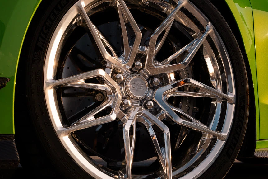 E5 Forged Laguna wheels - Laguna on a C8 Corvette