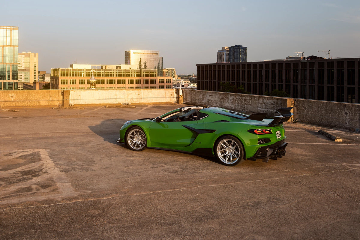 E5 Forged Laguna wheels - Laguna on a C8 Corvette