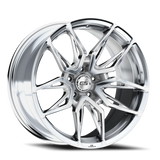 E5 Forged Laguna Polished wheel for C8 Corvette Z06 / E-Ray / ZR1 - face view