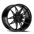 E5 Forged Laguna Satin Black wheel for C8 Corvette Z06 / E-Ray / ZR1 - face view
