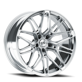 E5 Forged Sonoma Brushed Aluminum wheel for C8 Corvette Z06 / E-Ray / ZR1 - face view