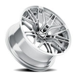 E5 Forged Sonoma Brushed Aluminum wheel for C8 Corvette Z06 / E-Ray / ZR1 - angled view