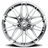 E5 Forged Sonoma Brushed Aluminum wheel for C8 Corvette Z06 / E-Ray / ZR1 - side profile