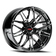 E5 Forged Sonoma Gloss Black wheel for C8 Corvette Z06 / E-Ray / ZR1 - face view