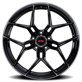 E5 Forged Talladega Gloss Black wheel for C8 Corvette Z06 / E-Ray / ZR1 - side profile