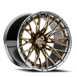 E5 Sebring 2P Bronze with Polished Lip 20x10 two-piece C8 Corvette wheel - face view