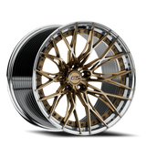 E5 Sebring 2P Bronze with Polished Lip 21x13 rear wheel for C8 Corvette Z06 / E-Ray / ZR1
