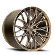 E5 Sebring Bronze Brushed Tint Form Forged Corvette wheel - face view