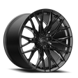 E5 Sebring Gloss Black Form Forged Corvette wheel - face view