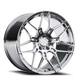 E5 Speedway Chrome Form Forged Corvette wheel - face view