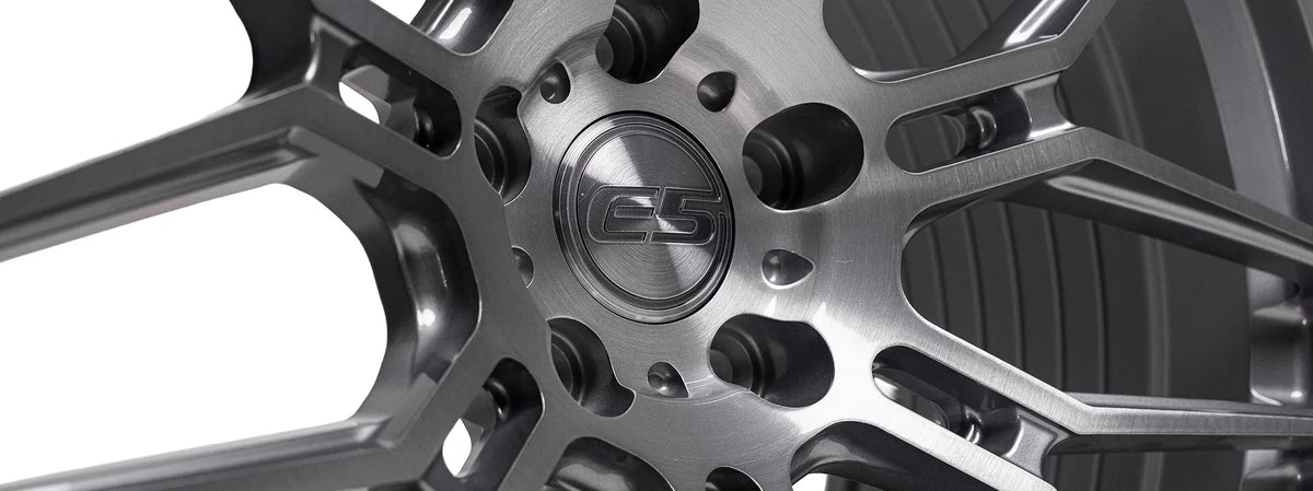 E5 Speedway Form Forged wheels - installed on a Corvette