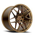 E5 Speedway Dark Bronze Form Forged Corvette wheel - face view