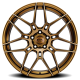 E5 Speedway Dark Bronze Form Forged Corvette wheel - side profile