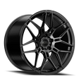 E5 Speedway Gloss Black Form Forged Corvette wheel - face view