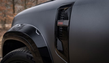 Urban XRS gloss black and carbon side vent for Defender 110 V8