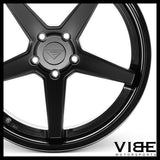 19" FERRADA FR3 BLACK CONCAVE STAGGERED WHEELS RIMS FITS ACURA TL