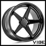 19" FERRADA FR3 BLACK CONCAVE STAGGERED WHEELS RIMS FITS ACURA TL