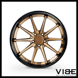 20" FERRADA FR4 BRONZE CONCAVE WHEELS RIMS FITS MASERATI GHIBLI