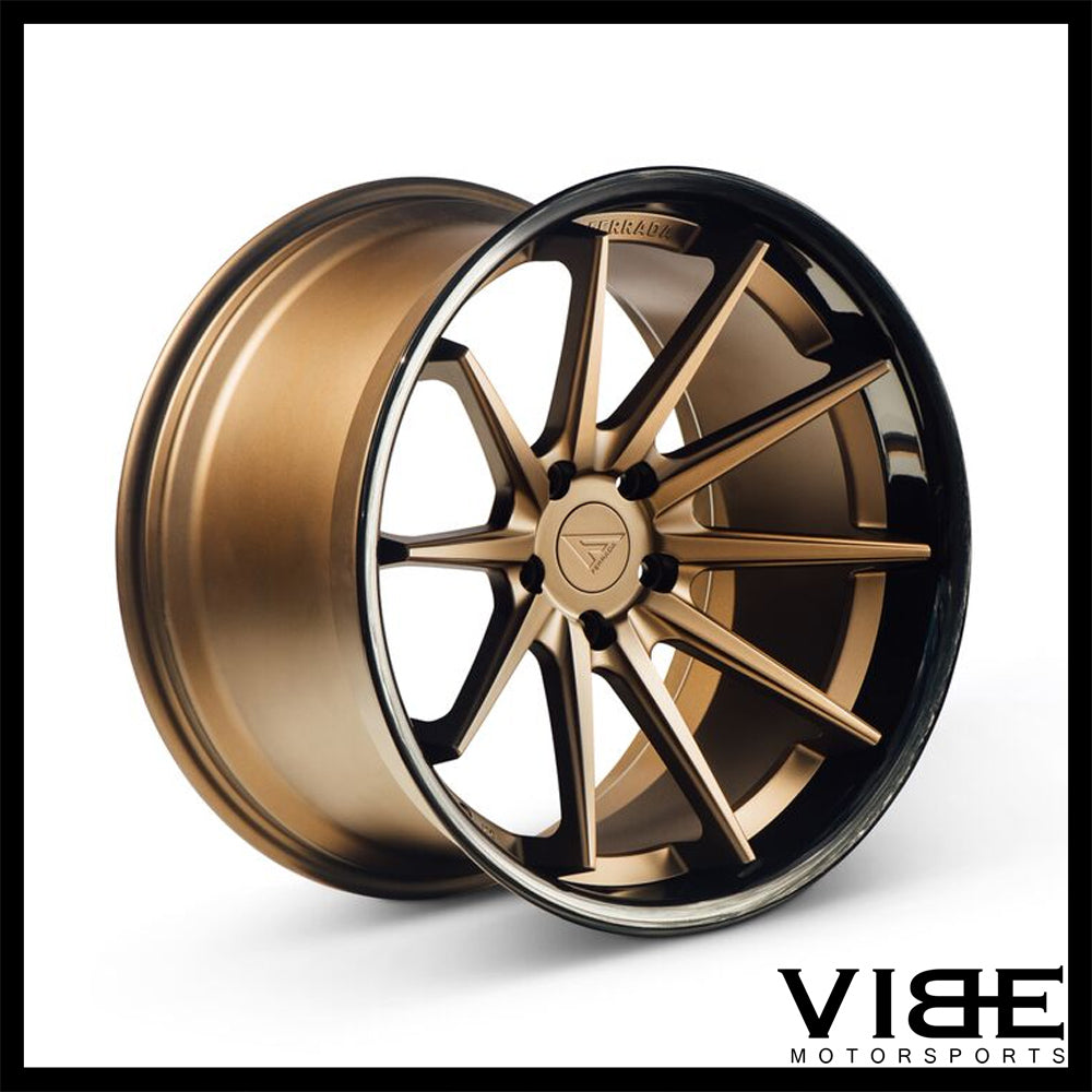 20" FERRADA FR4 BRONZE CONCAVE WHEELS RIMS FITS MASERATI GHIBLI
