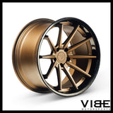 20" FERRADA FR4 BRONZE CONCAVE WHEELS RIMS FITS MASERATI GHIBLI