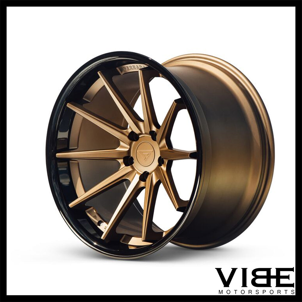 20" FERRADA FR4 BRONZE CONCAVE WHEELS RIMS FITS MASERATI GHIBLI