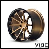 20" FERRADA FR4 BRONZE CONCAVE WHEELS RIMS FITS MASERATI GHIBLI