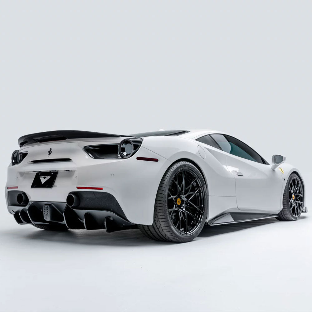 Vorsteiner Aero 488 Diavolo Decklid Spoiler Carbon Fiber Fits Ferrari 488
