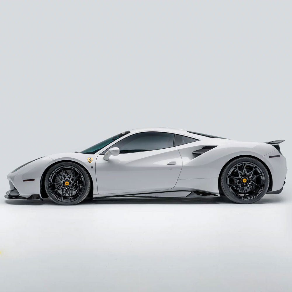 Vorsteiner Aero 488 Diavolo Sideskirts Carbon Fiber Fits Ferrari 488