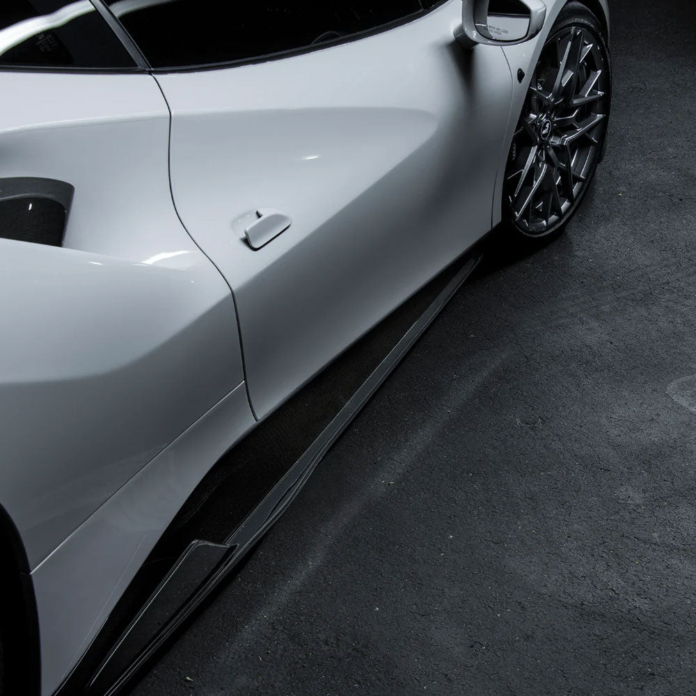 Vorsteiner Aero 488 Diavolo Sideskirts Carbon Fiber Fits Ferrari 488