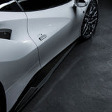 Vorsteiner Aero 488 Diavolo Sideskirts Carbon Fiber Fits Ferrari 488