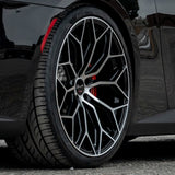22" Gianelle Monte Carlo Silver 22x9 Concave Wheels Rims Fits Lexus RX350 RX450h