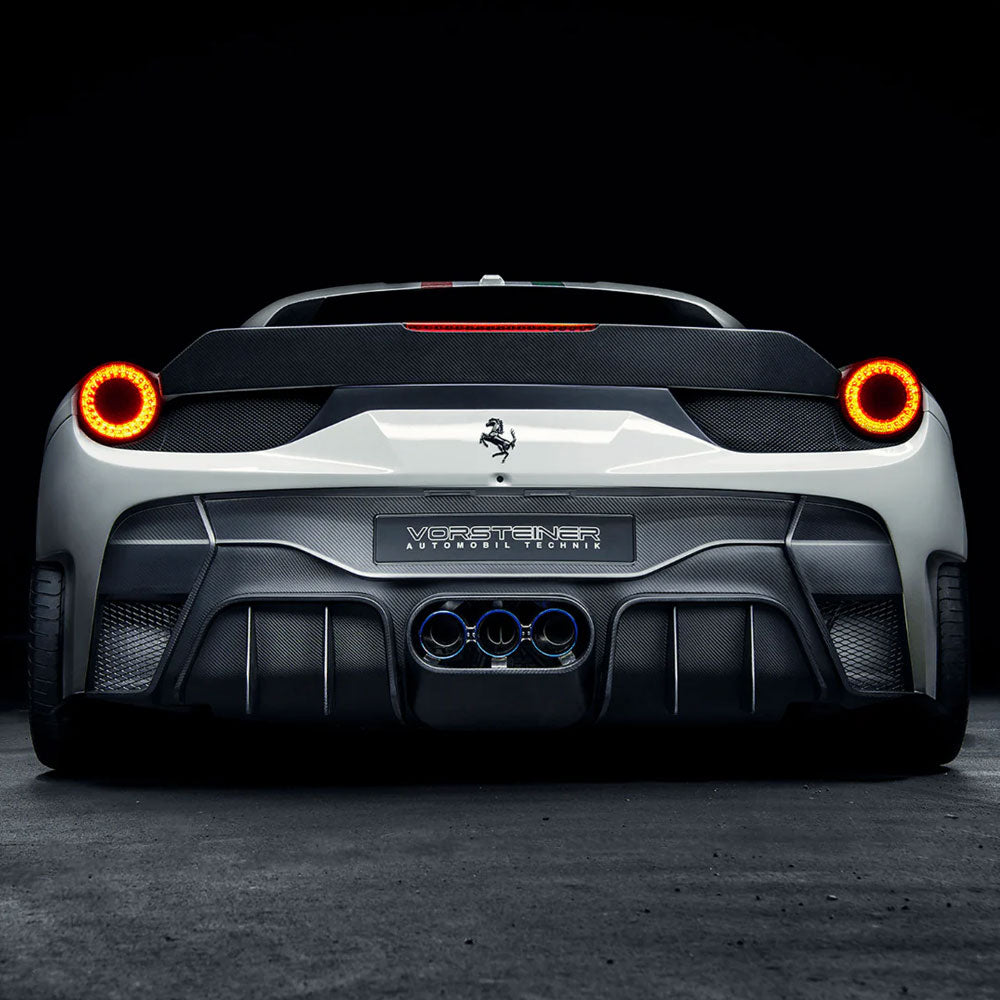 Vorsteiner 458-VX Aero Decklid Spoiler Carbon Fiber Fits Ferrari 458