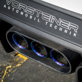 Vorsteiner 458-VX Aero Rear Bumper Carbon Fiber & Exhaust Tips Fits Ferrari 458