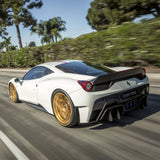 Vorsteiner 458-VX Aero Rear Bumper Carbon Fiber & Exhaust Tips Fits Ferrari 458