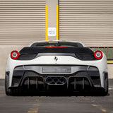 Vorsteiner 458-VX Aero Rear Bumper Carbon Fiber & Exhaust Tips Fits Ferrari 458