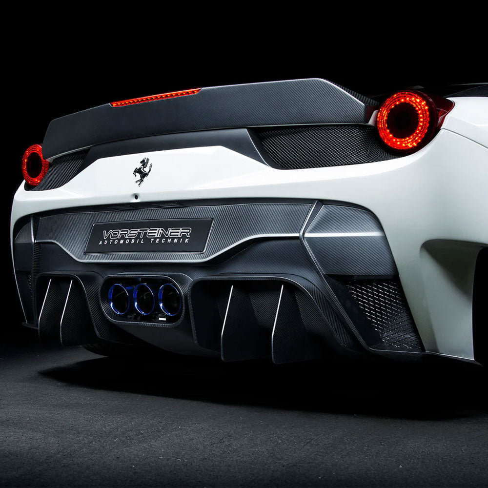 Vorsteiner 458-VX Aero Decklid Spoiler Carbon Fiber Fits Ferrari 458