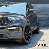 22" Velgen VF5 Gloss Black 22x10.5 Wheels Rims Fits Ford Explorer ST