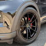 22" Velgen VF5 Gloss Black 22x10.5 Wheels Rims Fits Ford Explorer ST