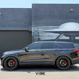 22" Velgen VF5 Gloss Black 22x10.5 Wheels Rims Fits Ford Explorer ST