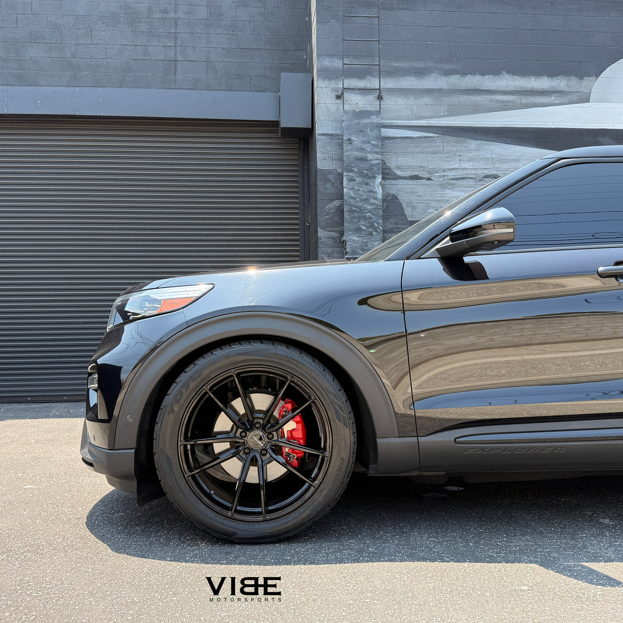 22" Velgen VF5 Gloss Black 22x10.5 Wheels Rims Fits Ford Explorer ST