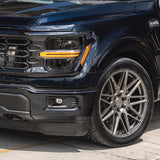 24" Velgen VFF9 Gunmetal 24x10 Concave Wheels Rims Fits Ford F150