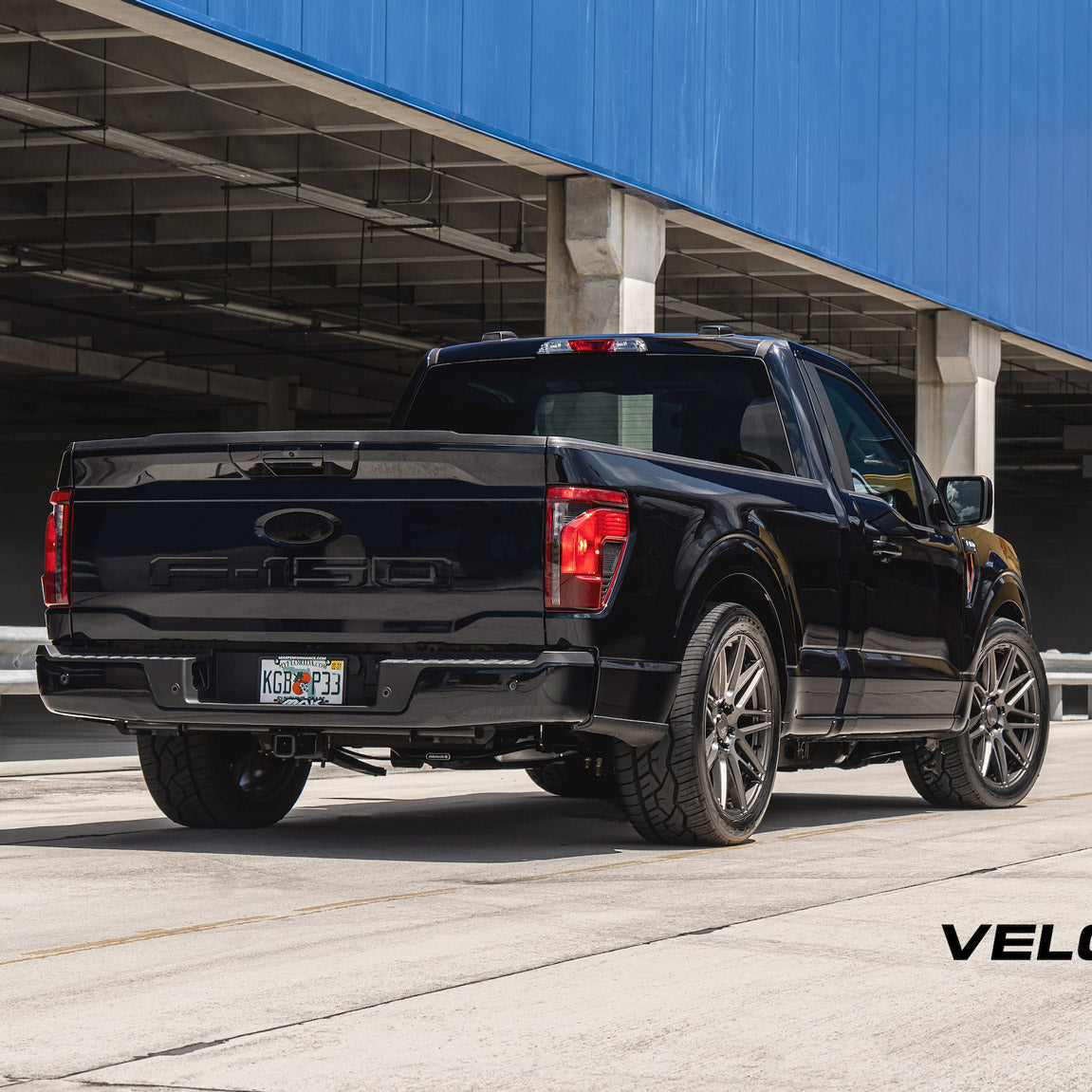 24" Velgen VFF9 Black 24x10 Concave Wheels Rims Fits Ford F150