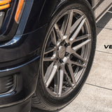 24" Velgen VFF9 Black 24x10 Concave Wheels Rims Fits Ford F150