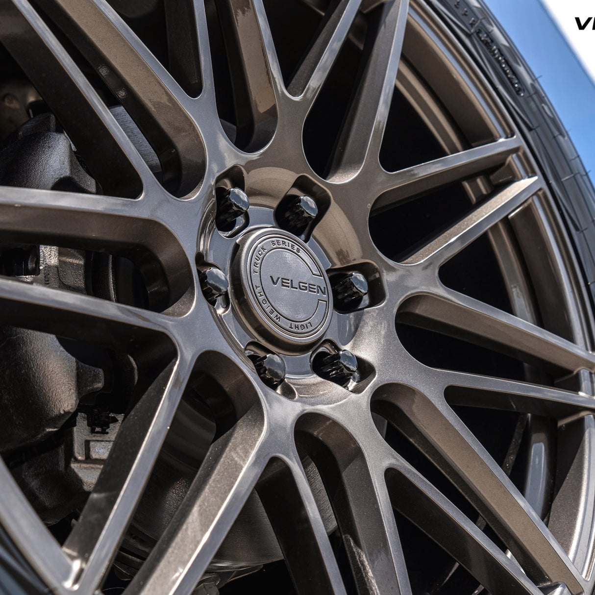 24" Velgen VFF9 Gunmetal 24x10 Concave Wheels Rims Fits Ford F150