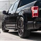 24" Velgen VFT9 Silver 24x10 Forged Concave Wheels Rims Fits Chevrolet Suburban