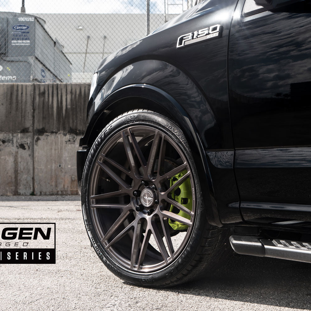 24" Velgen VFT9 Silver 24x10 Forged Concave Wheels Rims Fits Chevrolet Suburban