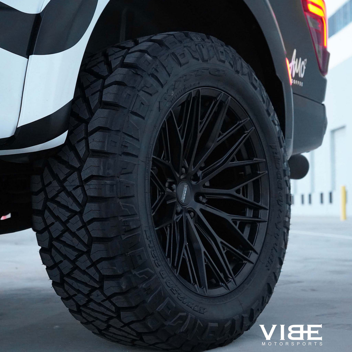 22" Vossen HFX6 Satin Black 22x9.5 Concave Wheels Rims Fits Ford F150 2015-2020