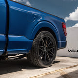 22" Velgen VFF9 Brushed Clear 22x10 Concave Wheels Rims Fits Ford F150